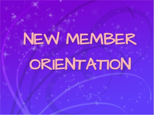 New Member Orientation 2023