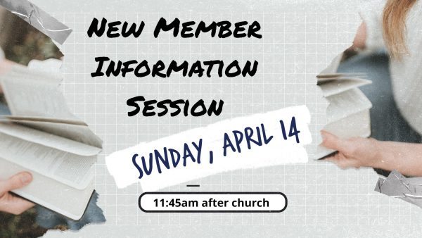 New member info session