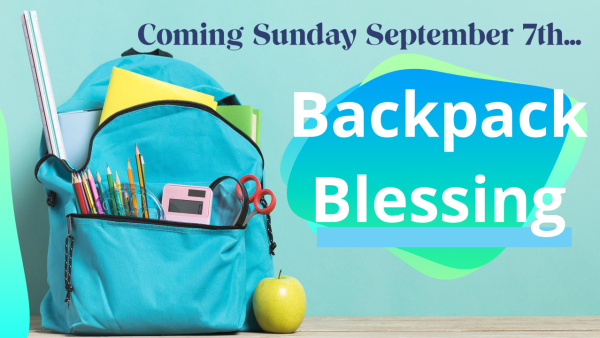 Backpack Blessing only slide Backpack Blessing only slide