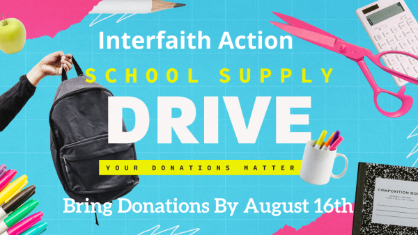School Tools drive announcement