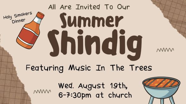 Summer Shindig Music in the trees announcement